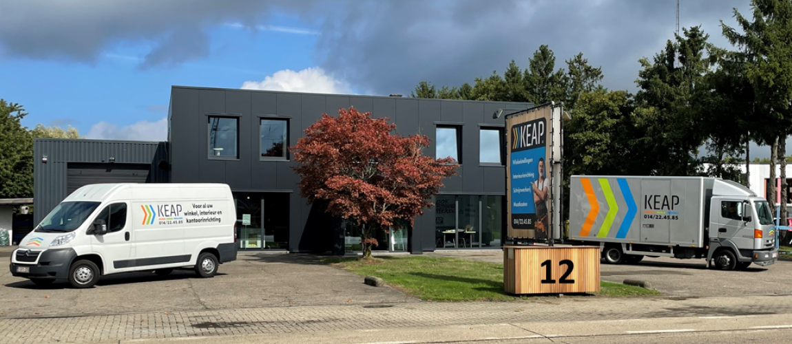 Vooraanzicht bedrijfspand KEAP